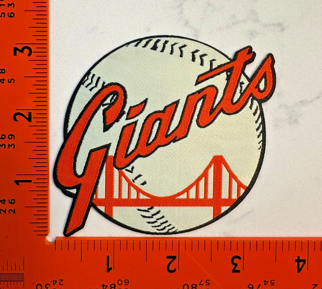 San Francisco Giants Patch – Retro Team Logo Iron-On Sew-On Badge