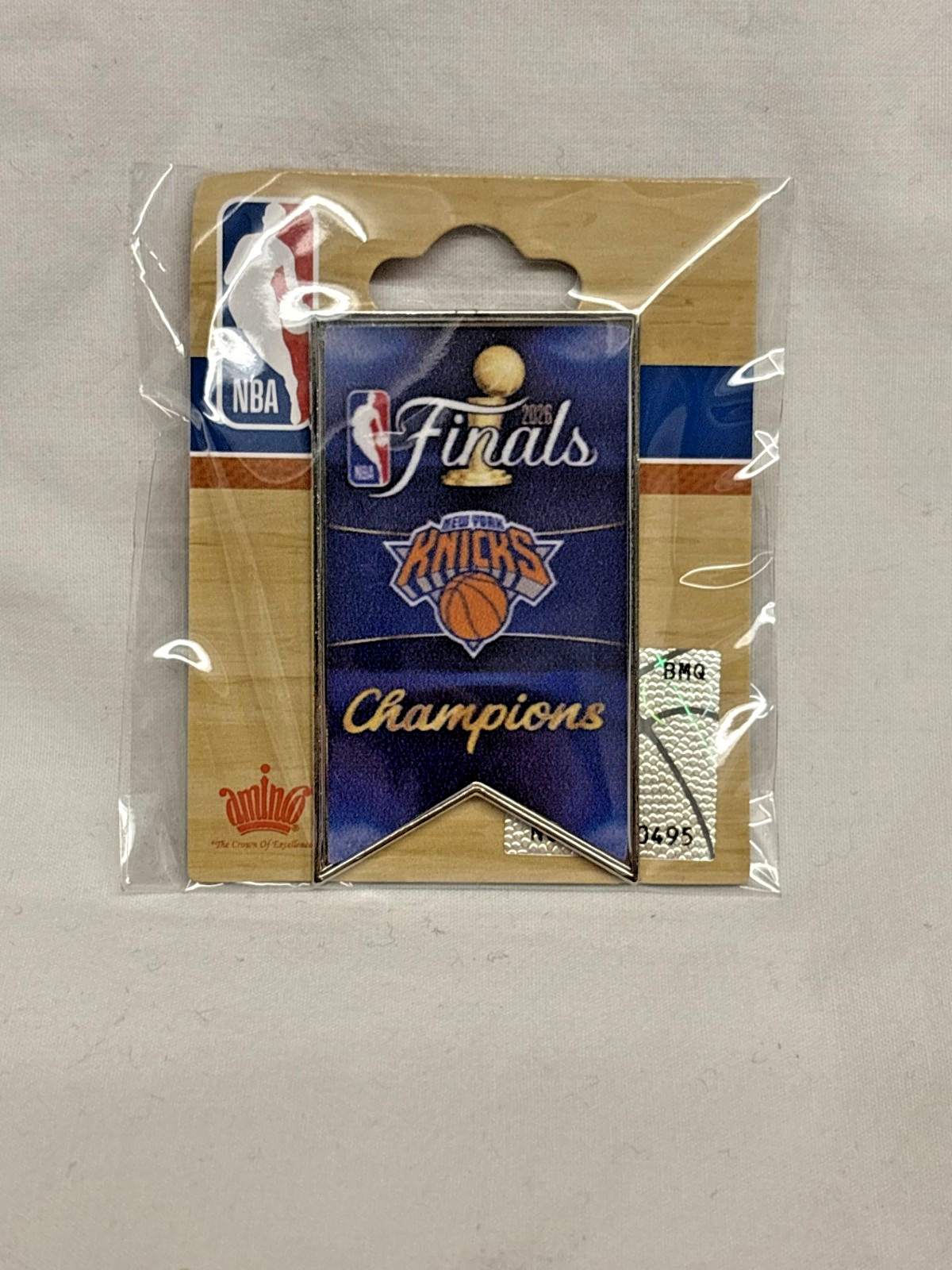 2026 NBA Finals World Champions New York Knicks Banner Team Logo Pin FREESHIP
