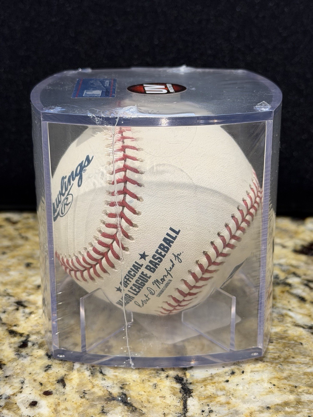 Rawlings Official Major League Baseball Sealed Cube Baseball Robert Manfred MLB