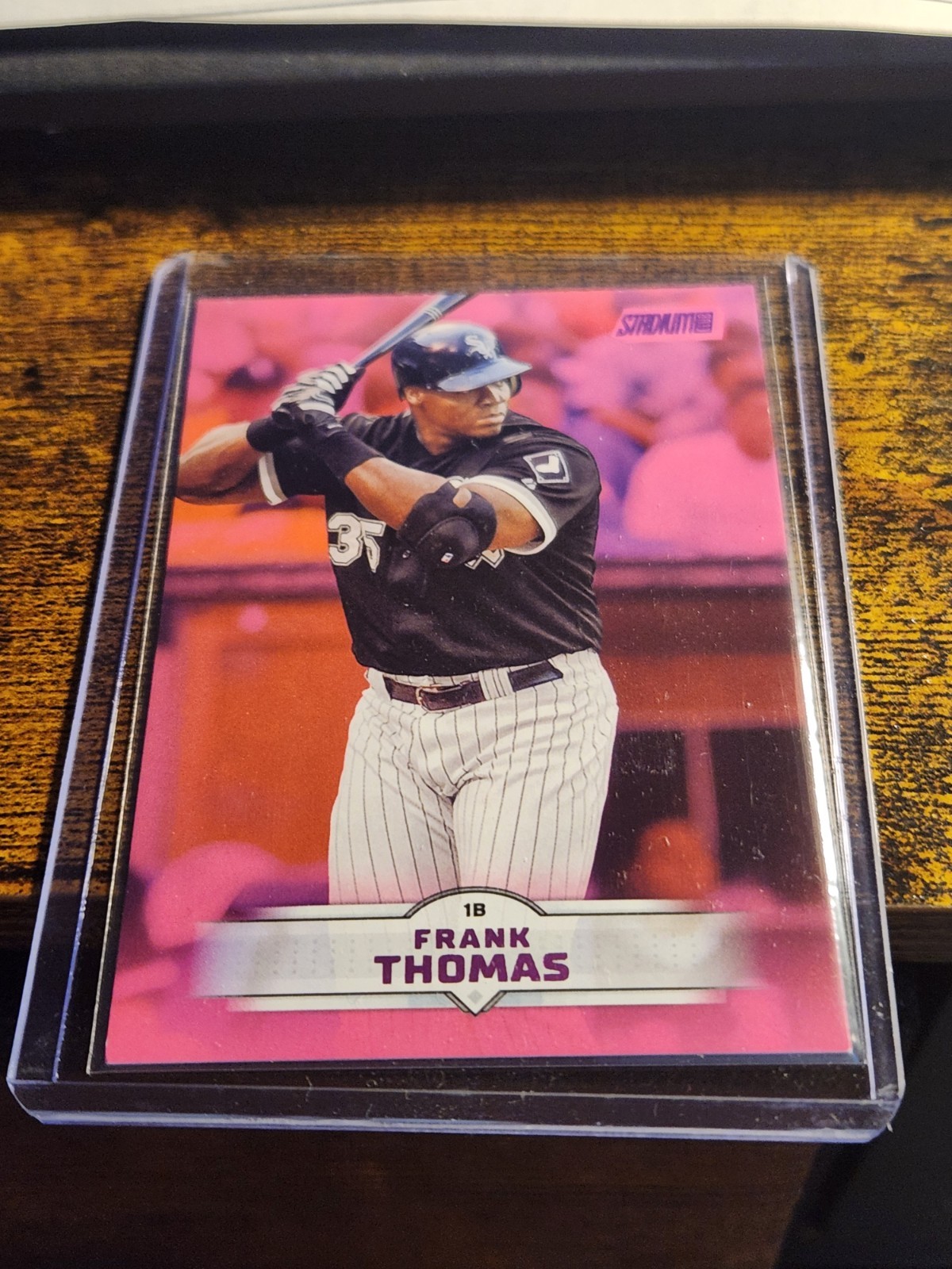 2025 Topps Stadium Club – Frank Thomas #1 Pink Foil
