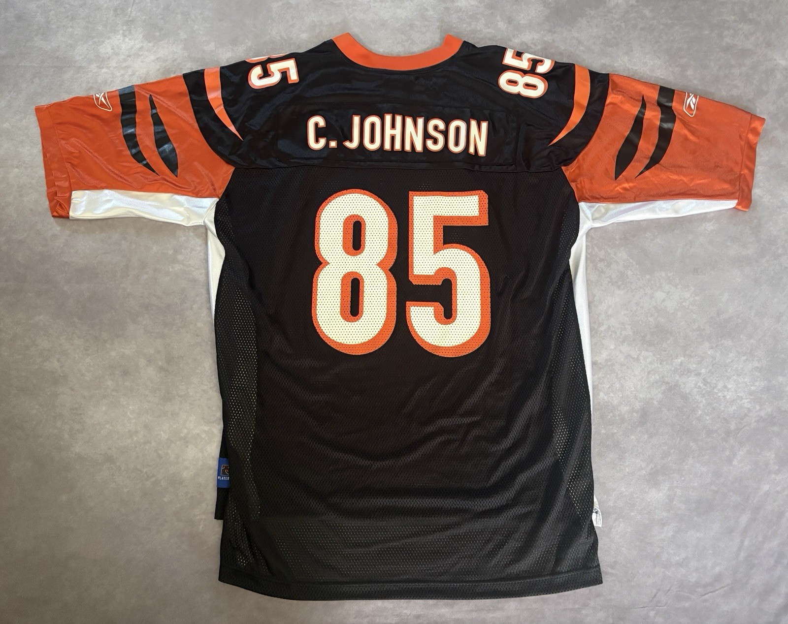 Chad Johnson Bengals Reebok On Field NFL Jersey Mens XXL Authentic Ocho Cinco