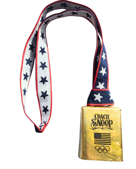 Coach Snoop Officially Licensed U.S. Olympic Team Cowbell SMALL 3.5in MOEN Bell