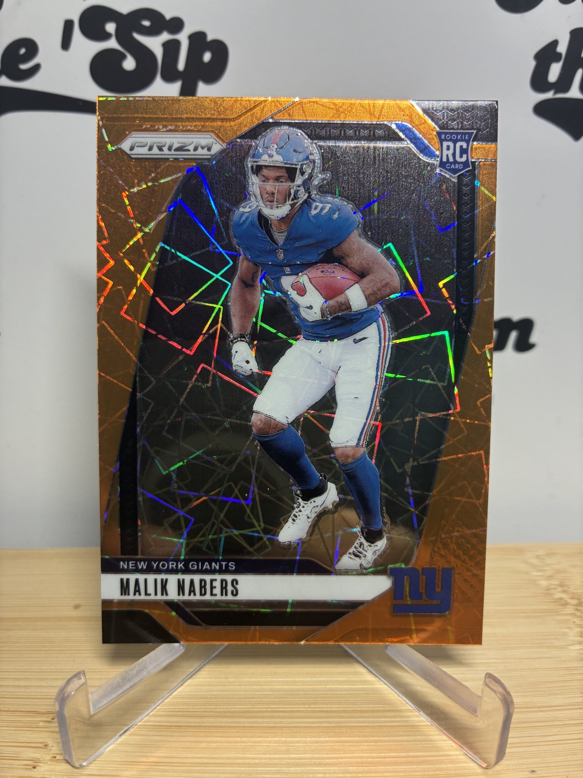 2024 Panini Prizm – Rookies Malik Nabers #370 Lazer Prizm (RC)