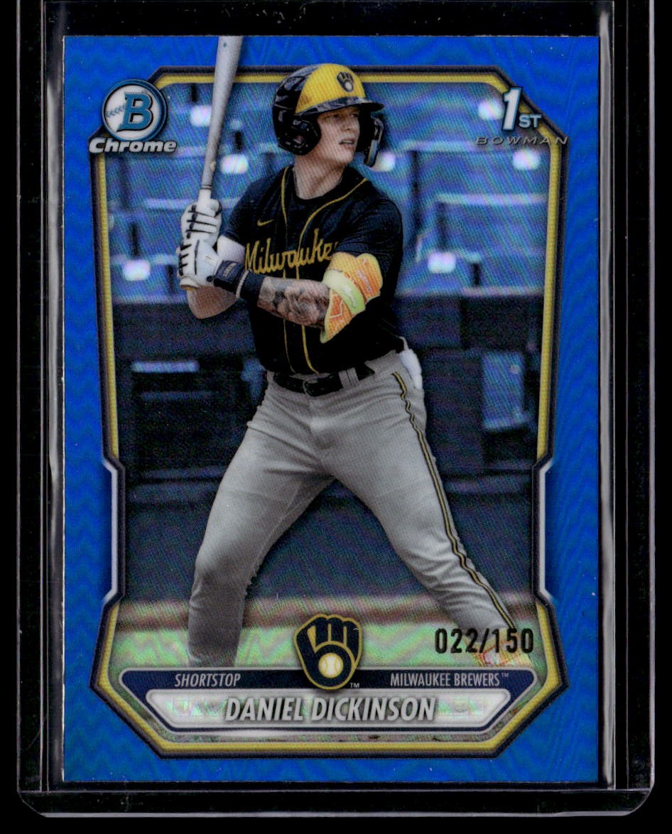 2026 Bowman #BCP-50 Daniel Dickinson True Blue /150 Refractor