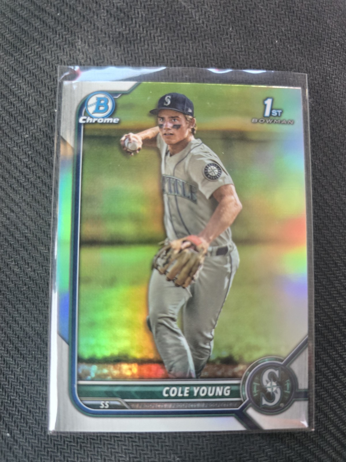 Cole Young 2022 Bowman Chrome Rookie RC Refractor Qty BDC-112 MARINERS Seattle