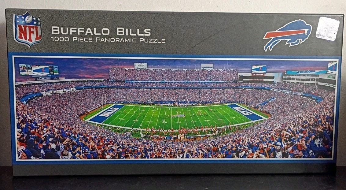 Officially Licensed NFL Panoramic View Buffalo Bills Jigsaw Puzzle 1000 Pcs.