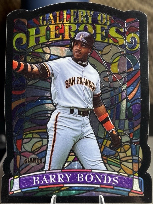 1998 Topps Gallery Gallery of Heroes Barry Bonds #GH3 Jumbo