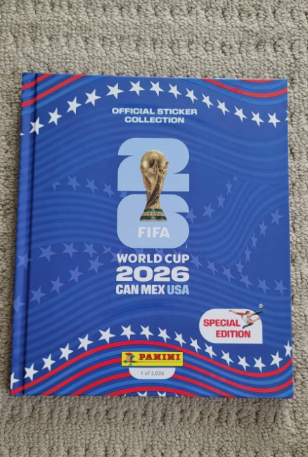 Special Edition Panini FIFA World Cup 2026 US Hardcover Sticker Album NEW