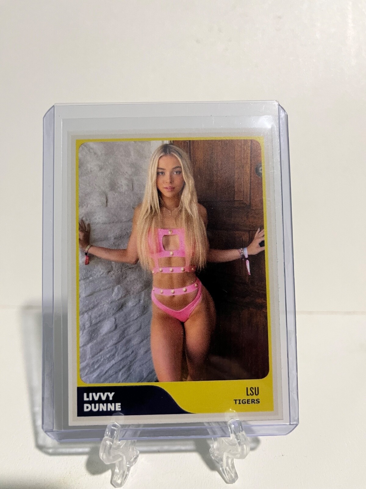 Olivia Livvy Dunne LSU Tigers Gymnastics ACEO Custom Trading Card