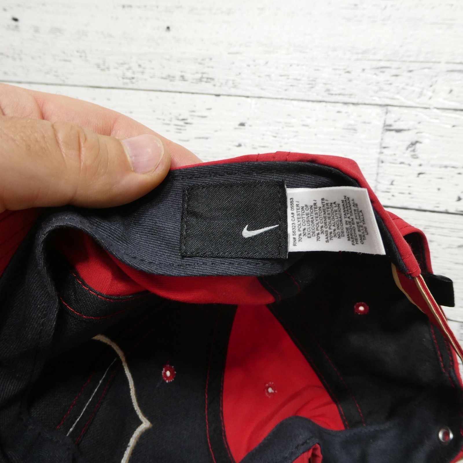 Manchester United Hat Cap Strap Back Mens Red Soccer Football Club Nike