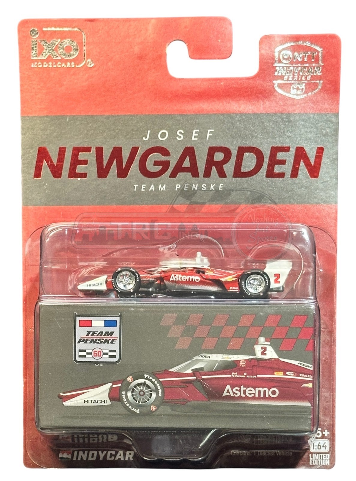 Josef Newgarden 2026 IXO America 1/64 #2 Astemo/Team Penske NTT Indy Diecast