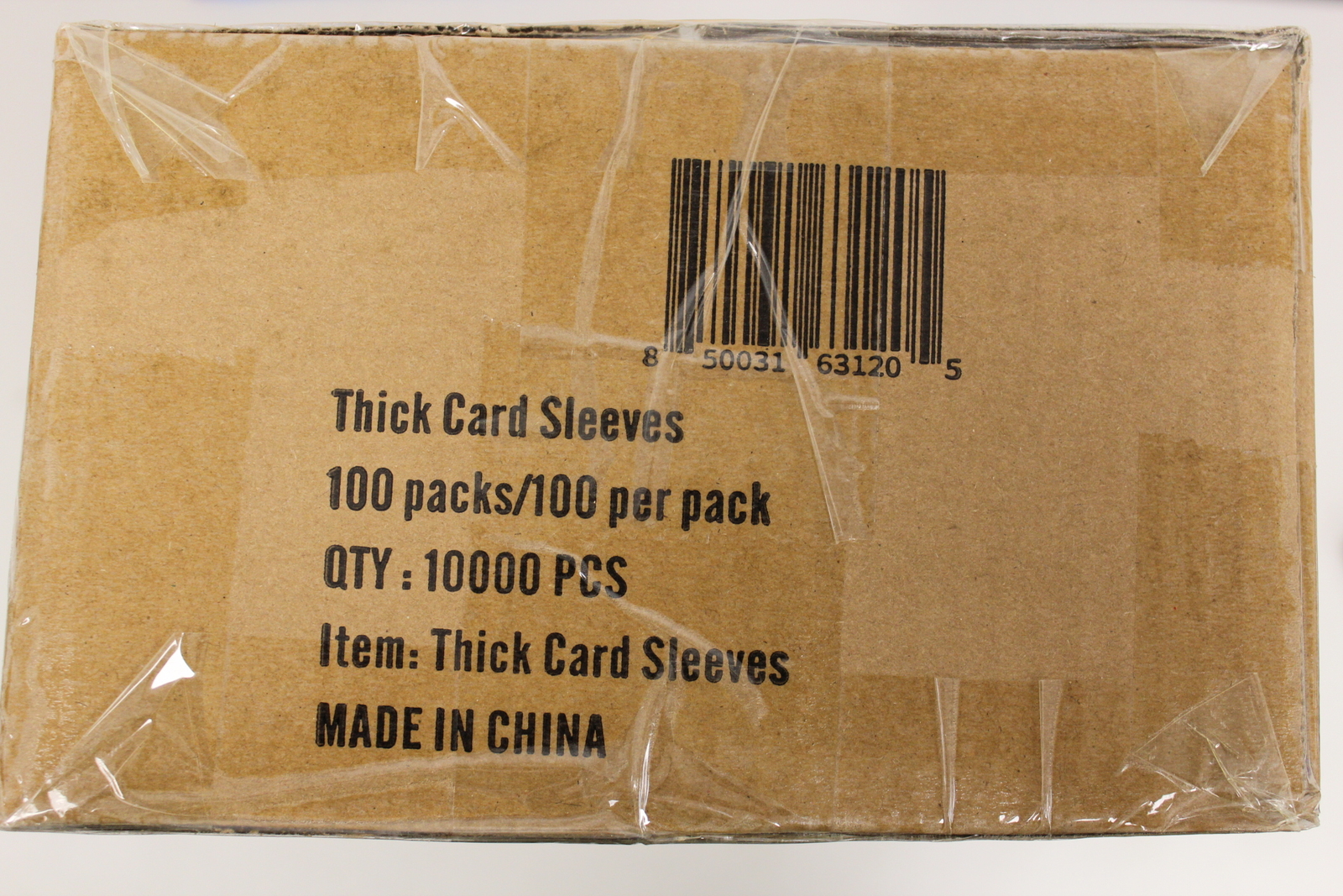 (10000) Humongous Hoard Thick Card Sleeves up to 130 Points – 100 Packs of 100 C