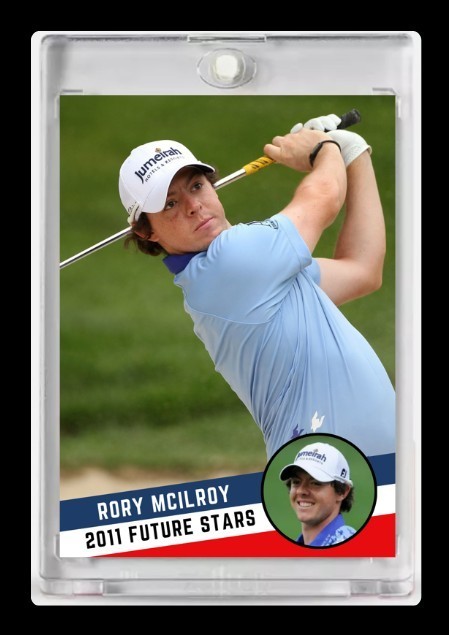 2011 Rory McIlroy Future Stars Rookie Card Professional Golfer