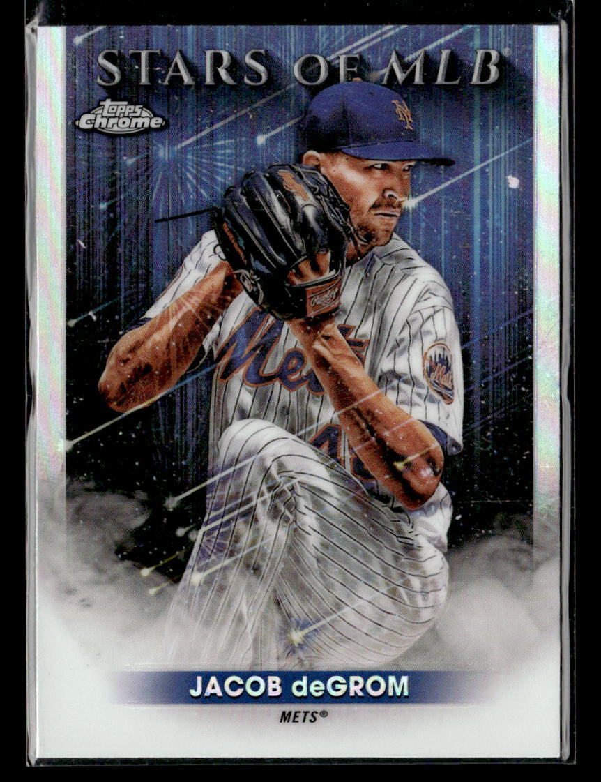 2022 Topps #SMLBC-13 Jacob deGrom Stars of MLB Chrome NM/MINT