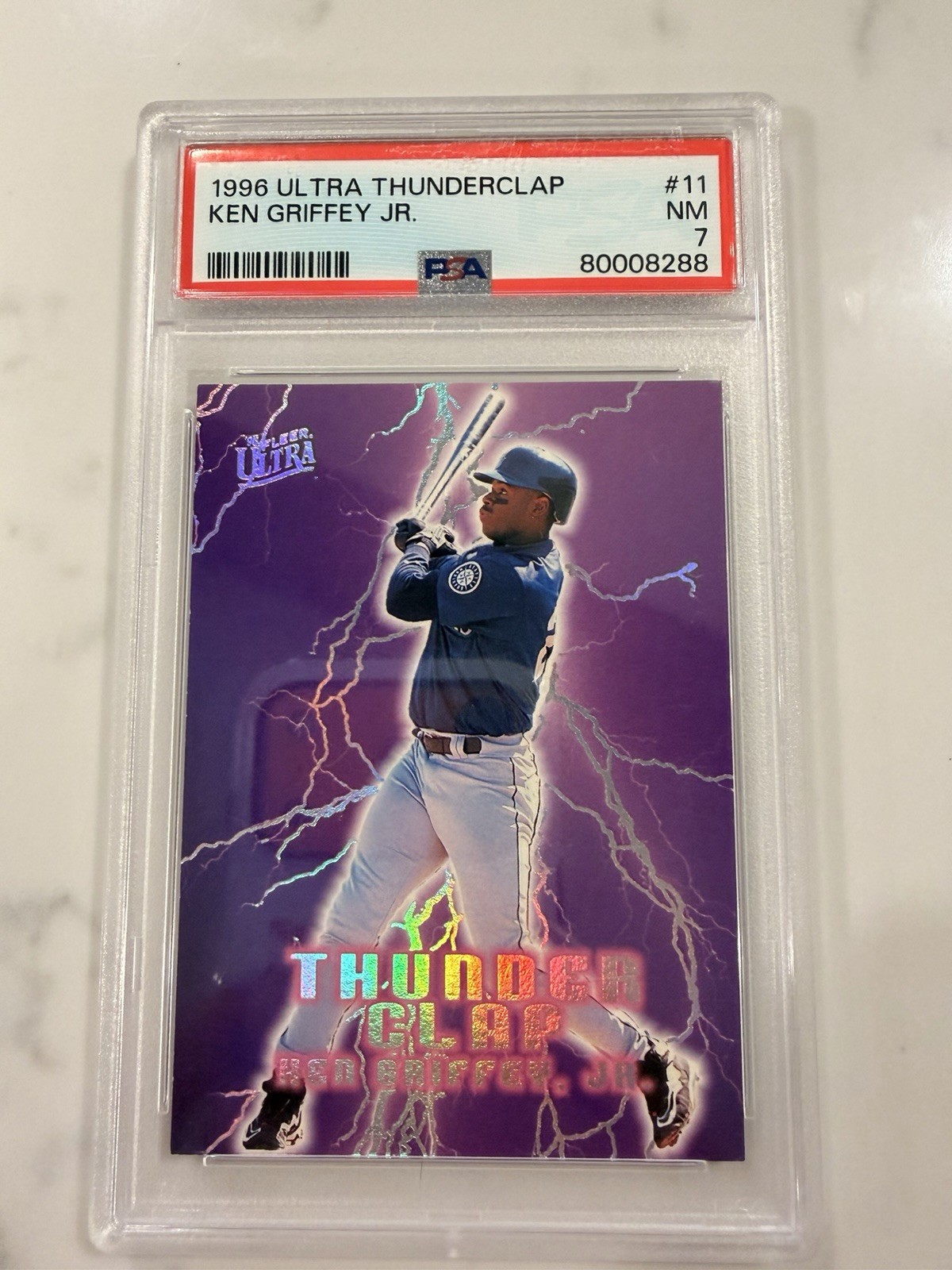 1996 Fleer Ultra Ken Griffey Jr Thunderclap #11