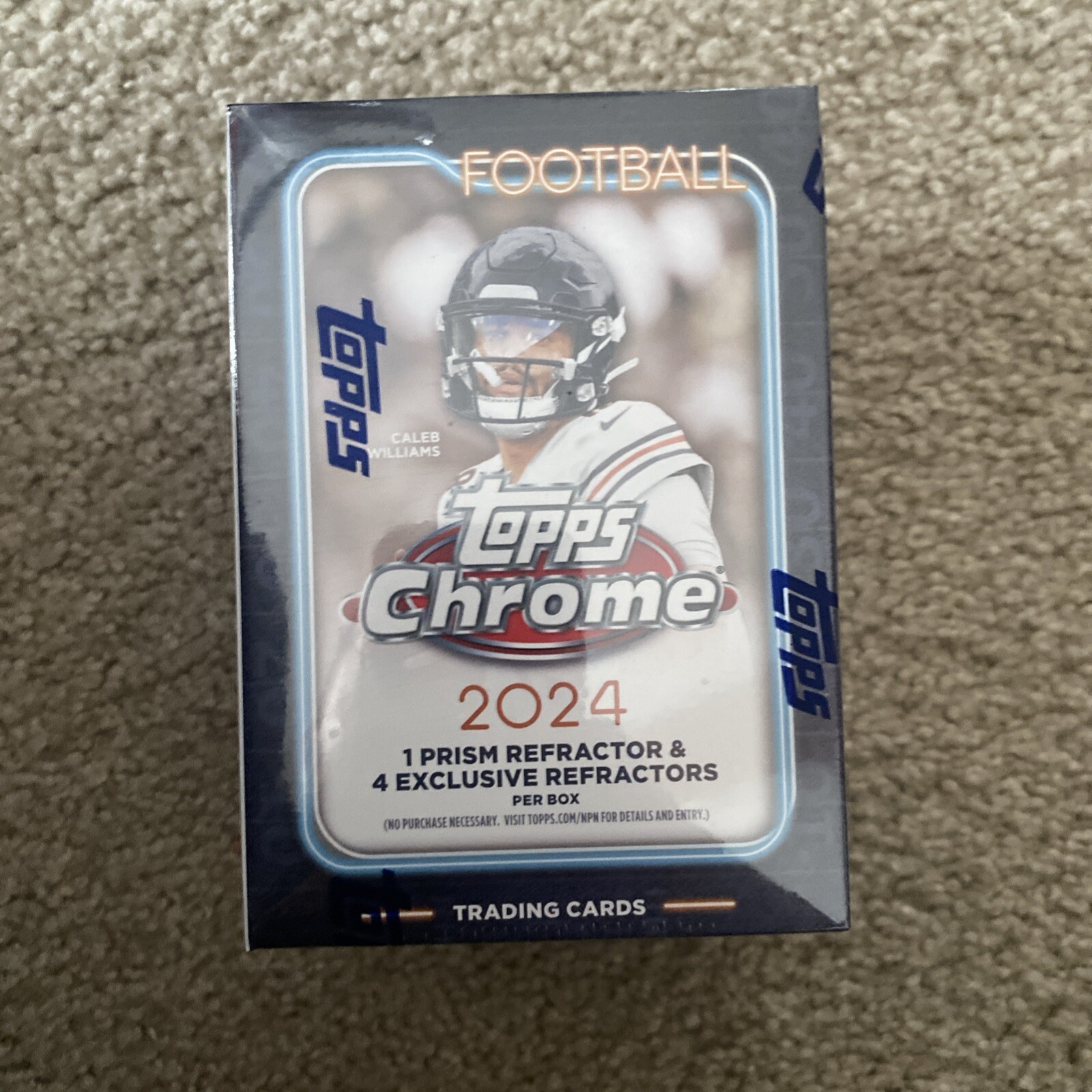 2024 TOPPS CHROME NFL FOOTBALL BLASTER VALUE BOX FACTORY SEALED In Stock