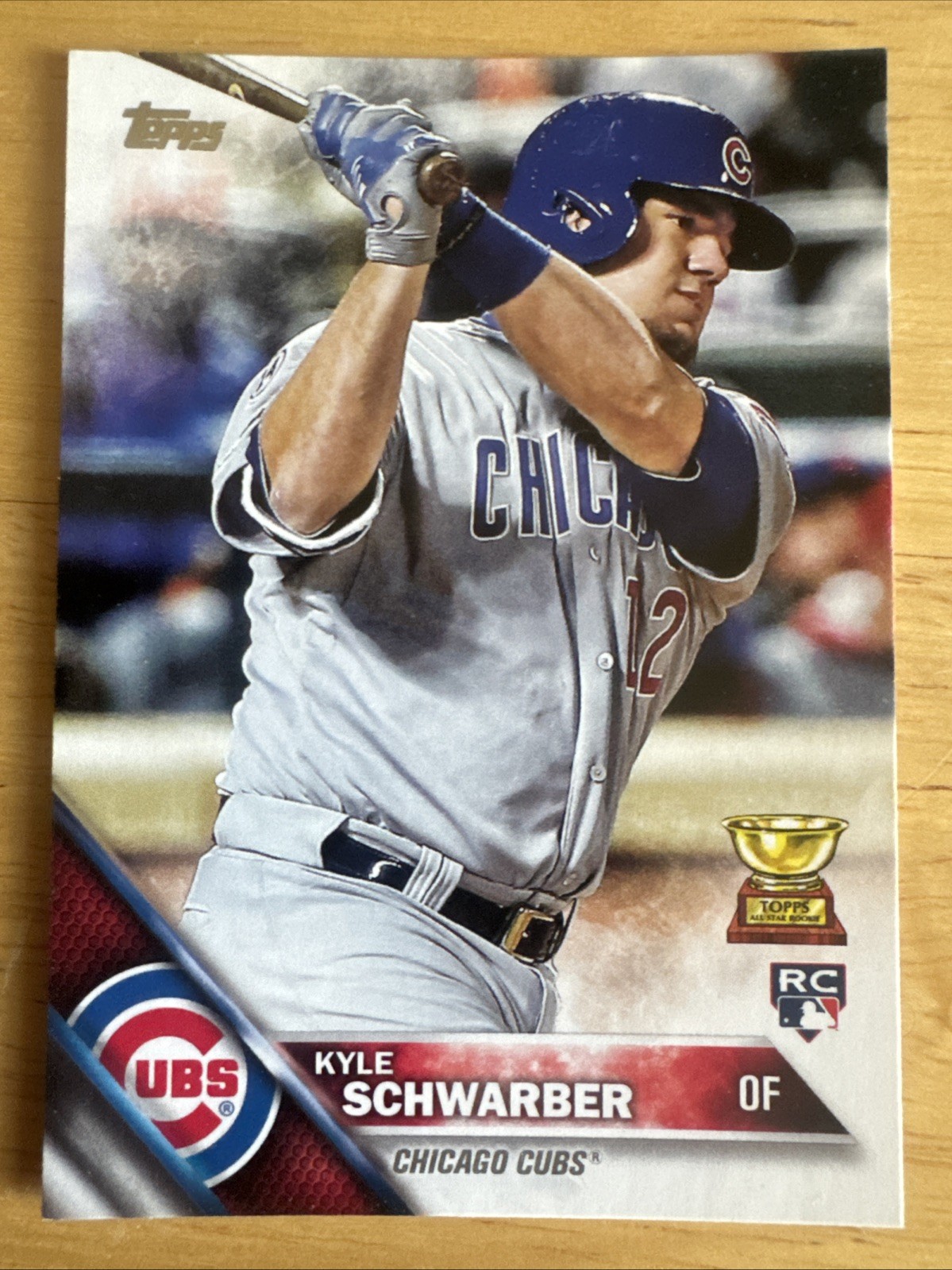 Kyle Schwarber 2016 Topps Variation SHORT PRINT Rookie Card #66 (7535)