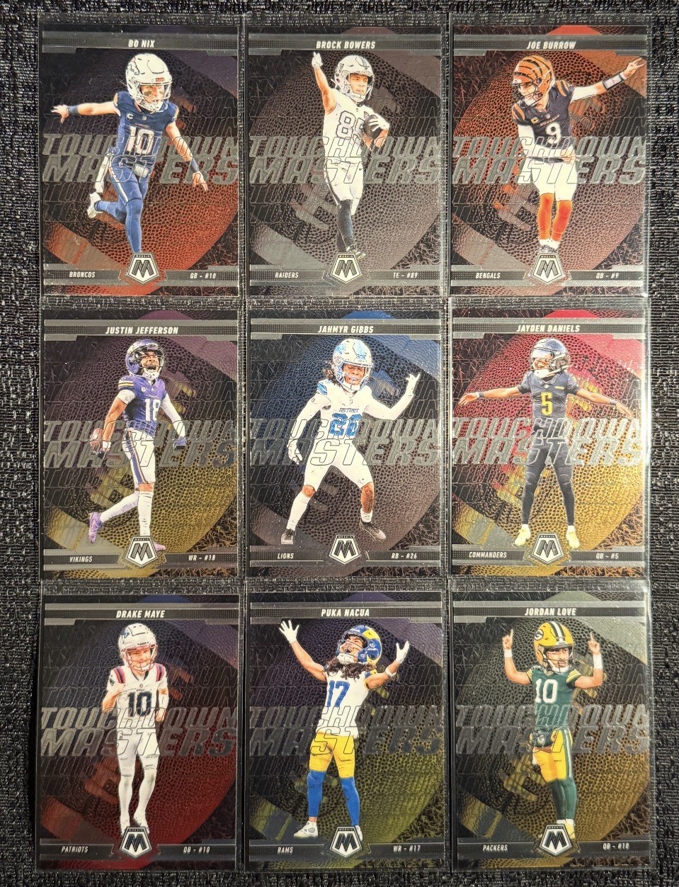 2025 Panini Mosaic Touchdown Masters Complete Your Set You Pick Football Card