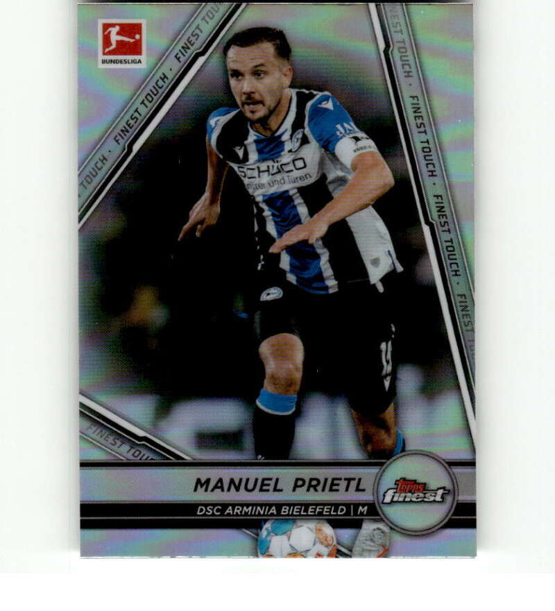 2021-22 Topps Finest Bundesliga Touch FT-MP Manuel Prietl DSC Arminia Bielefeld