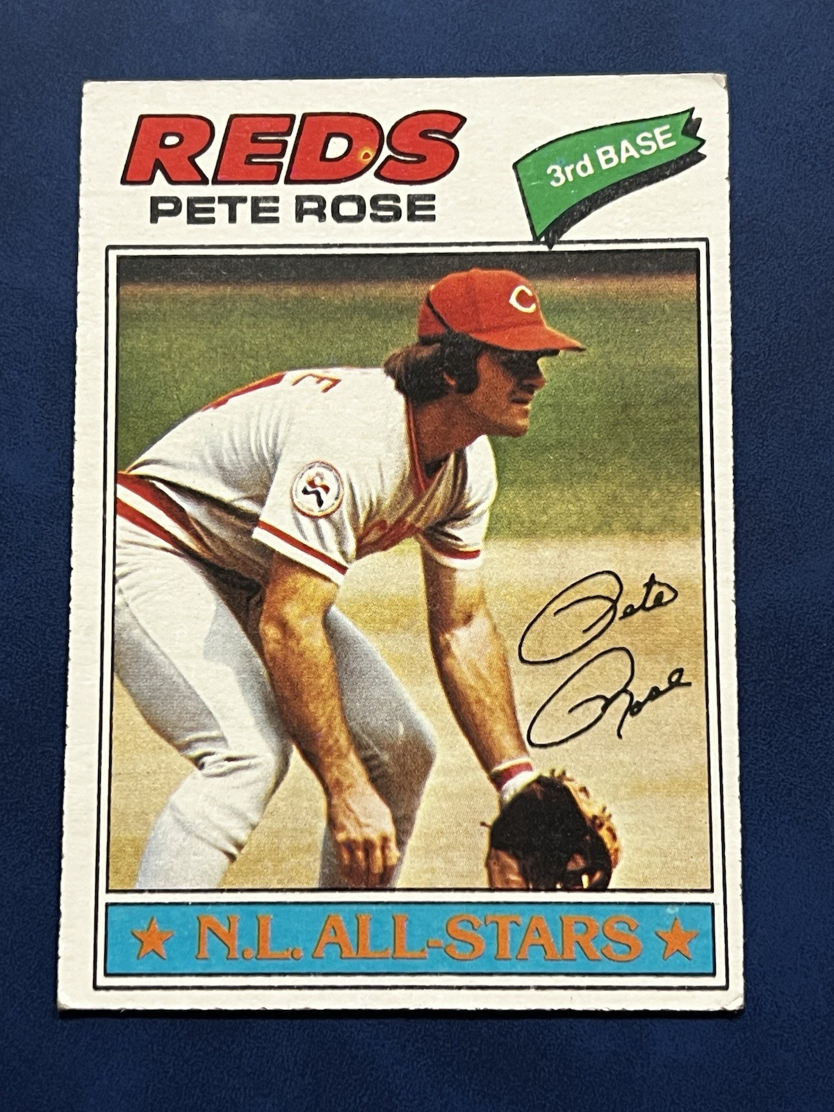 1977 Topps ⚾️ 🌹 Pete Rose Hit King, Future HOFer #450 🃏
