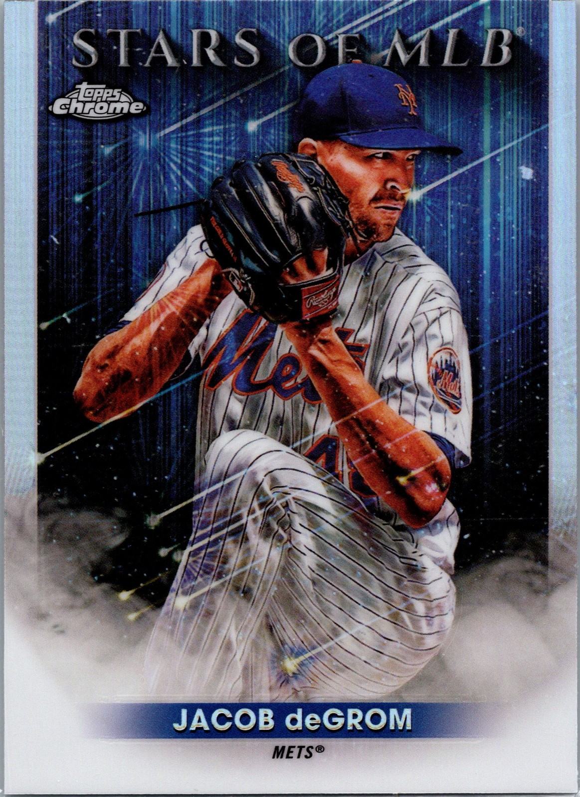 2022 Topps #SMLBC-13 Jacob deGrom Stars of MLB Chrome