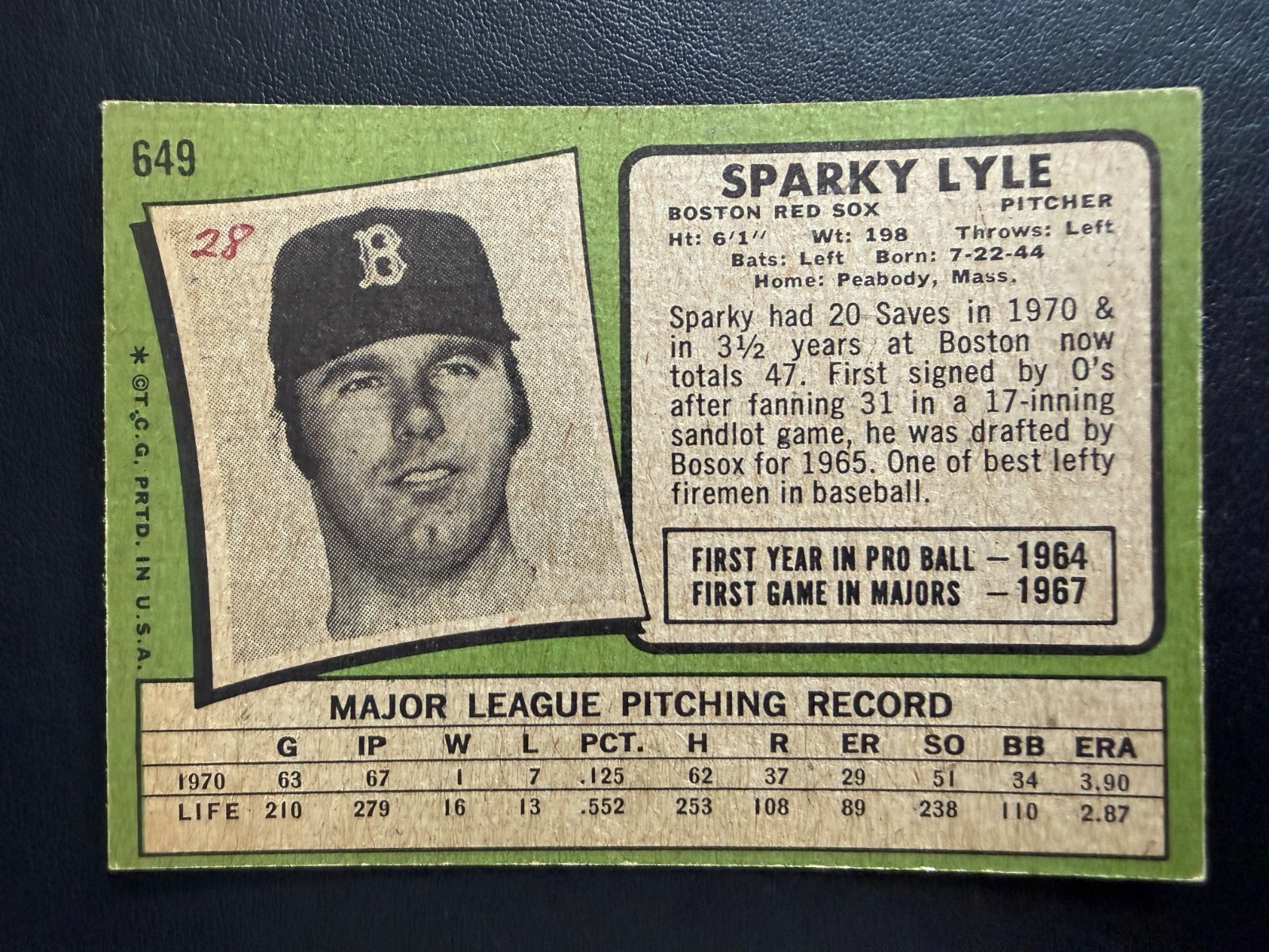 1971 Topps Baseball Cards – Singles – You Pick (Card #s 431-752) – Free Shipping