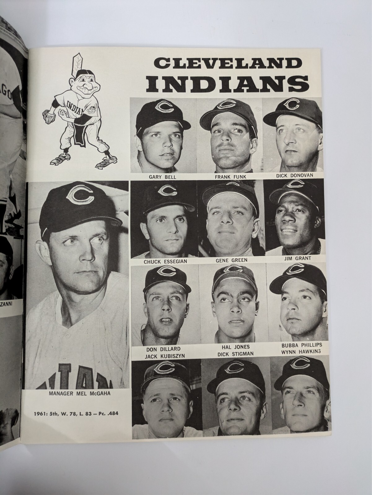 1962 Baseball Album With Illustrated Team Pictures in Excellent Condition!