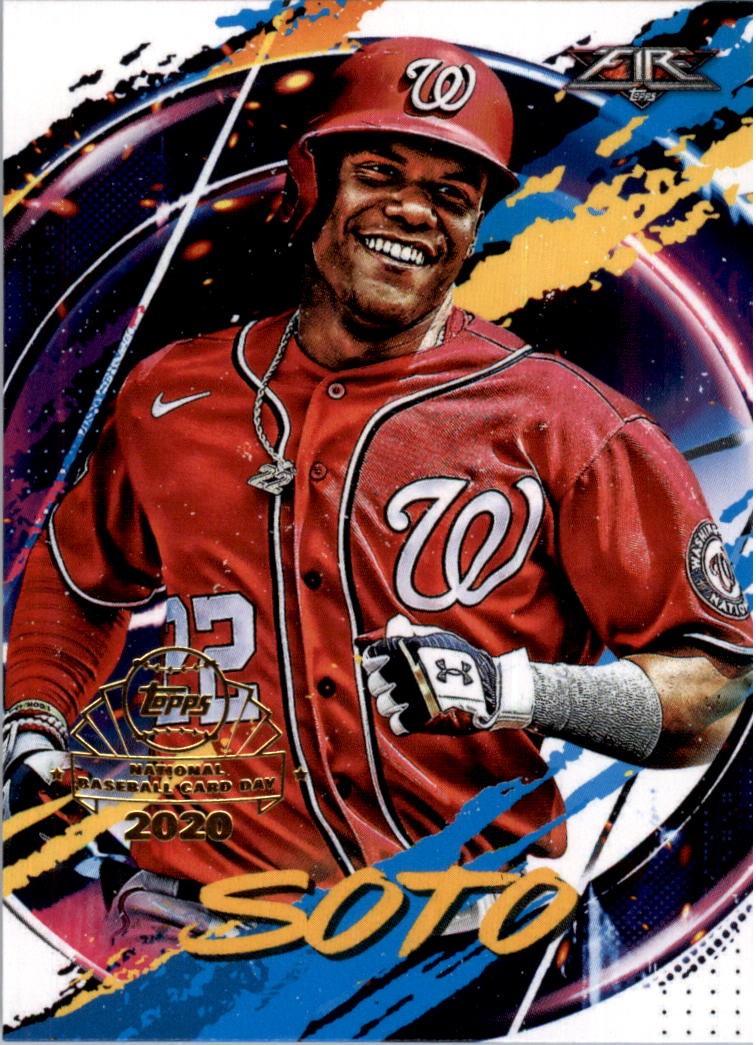 2020 Topps Chrome Topps Fire Preview #FP6 Juan Soto – BB