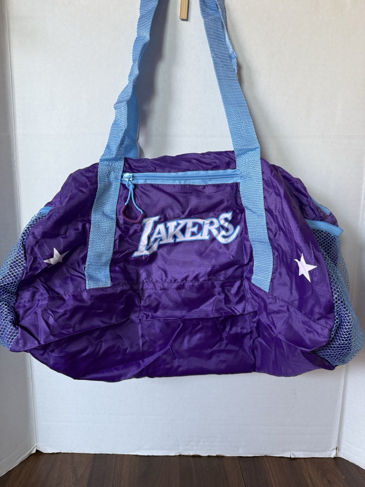 Compact Pocket Foldable Bag Los Angeles Lakers Travel NWOT
