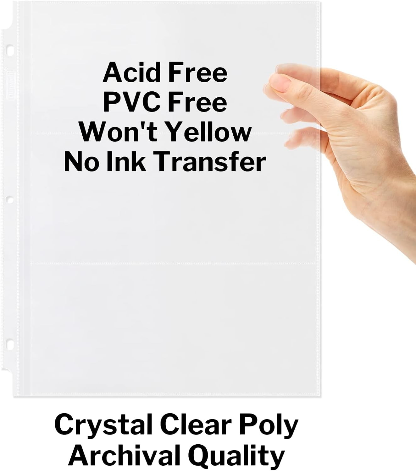 25 Sheets Currency Sleeves for Paper Money Collection Album with 3 Pockets