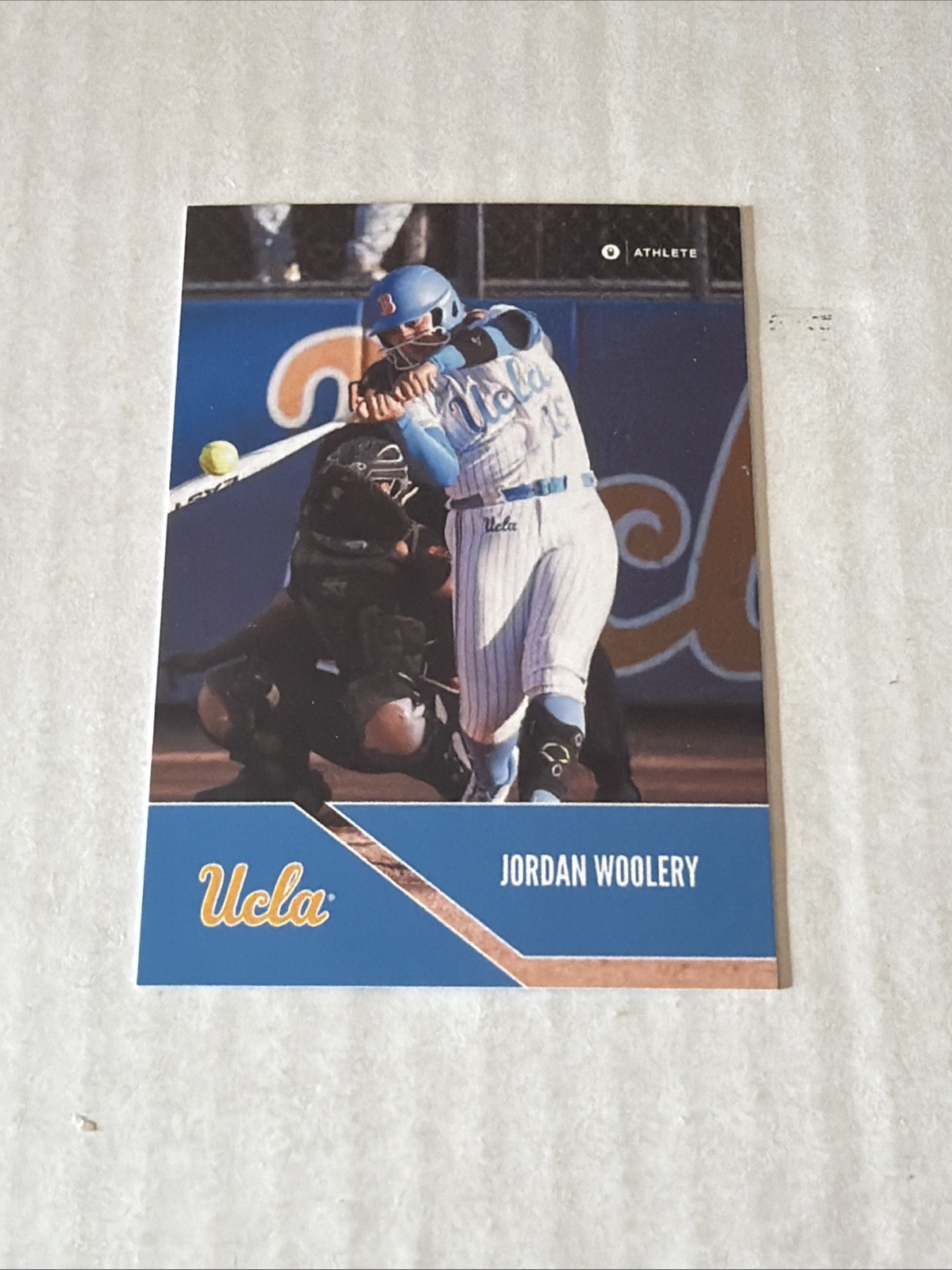 2025 ONIT Athlete UCLA Bruins SOFTBALL card JORDAN WOOLERY