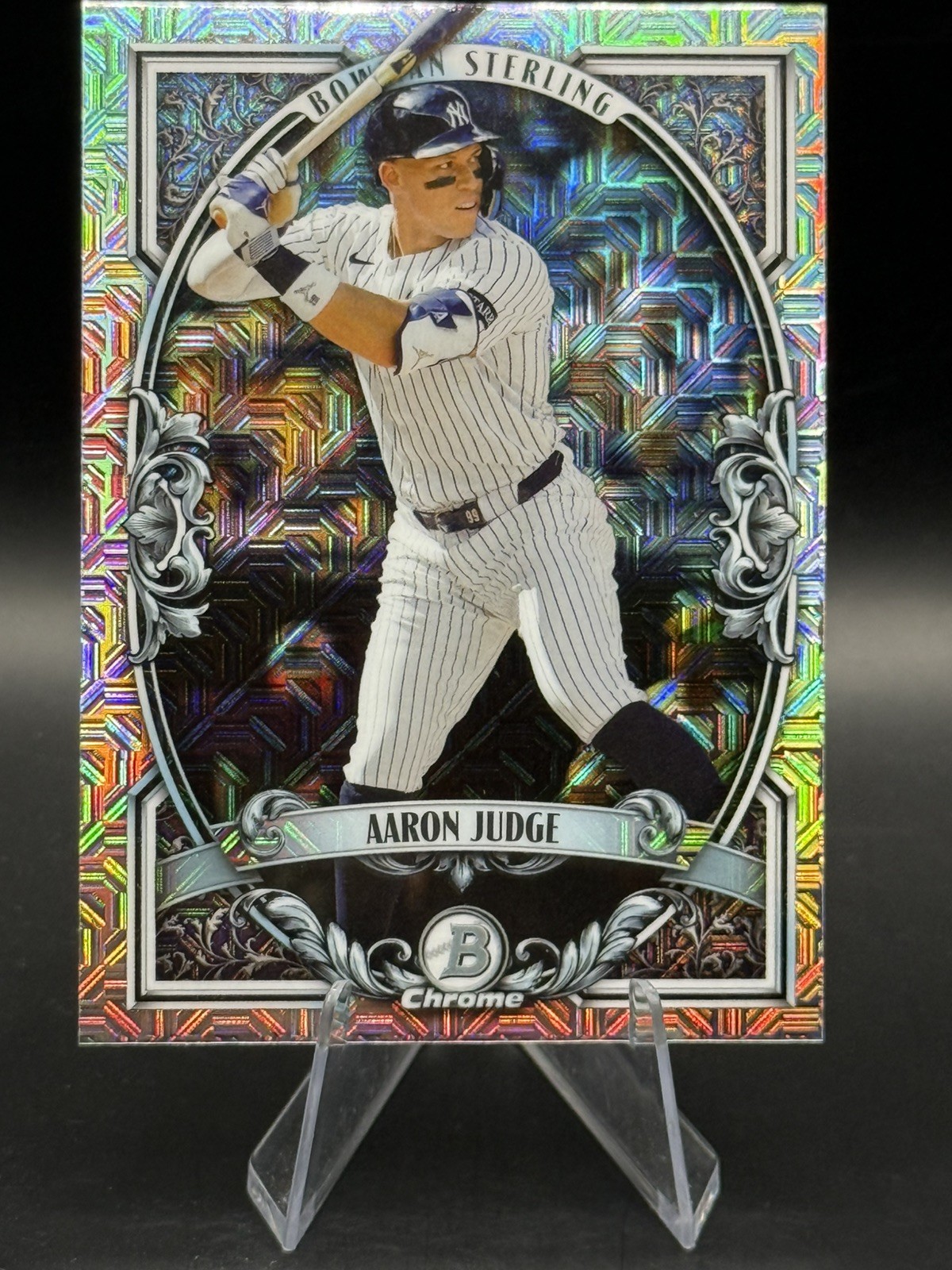 2026 Bowman Sterling – Aaron Judge #BST-4 Mega Box Mojo Refractor Yankees
