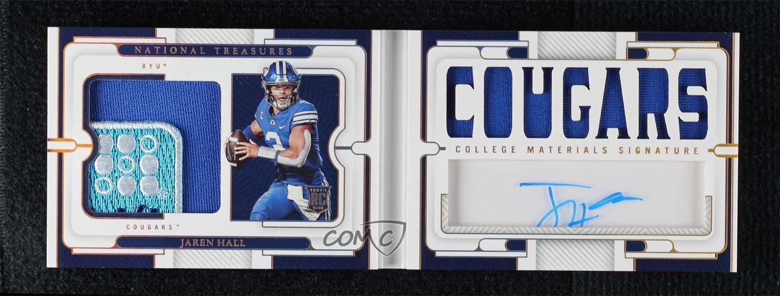 2023 Panini National Treasures Collegiate 5/10 Jaren Hall Rookie Auto RC 1qg0