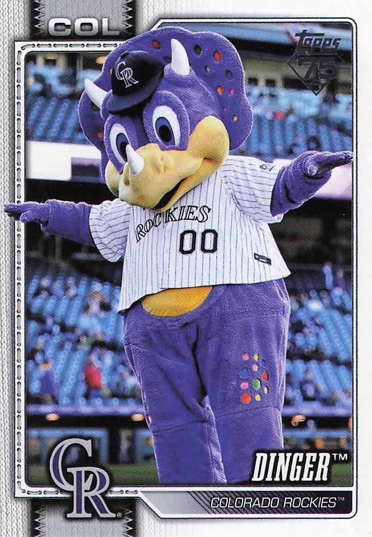 2026 Topps #M-4 Dinger Mascots
