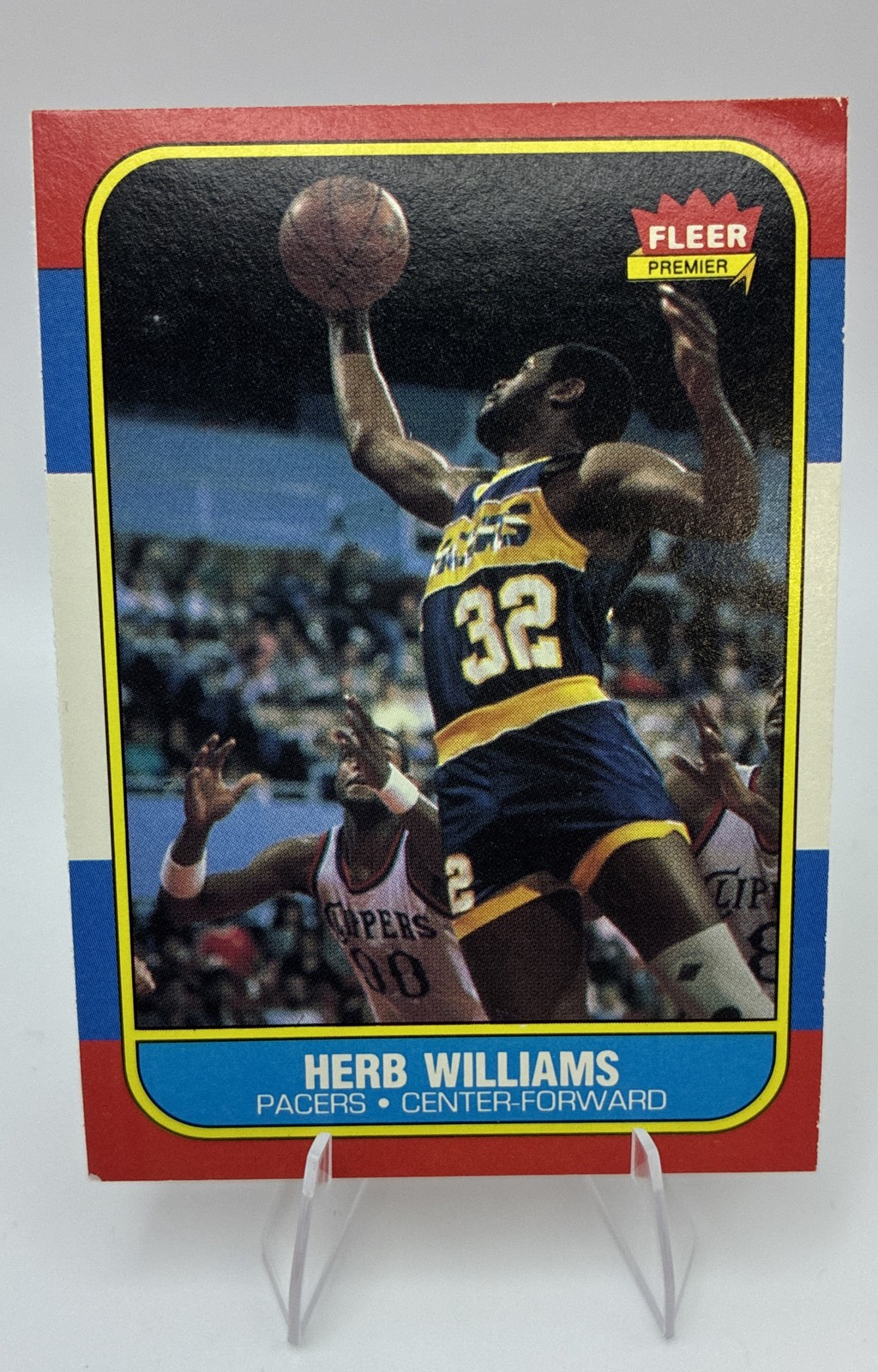 1986-87 Fleer – Herb Williams #125 – Indiana Pacers