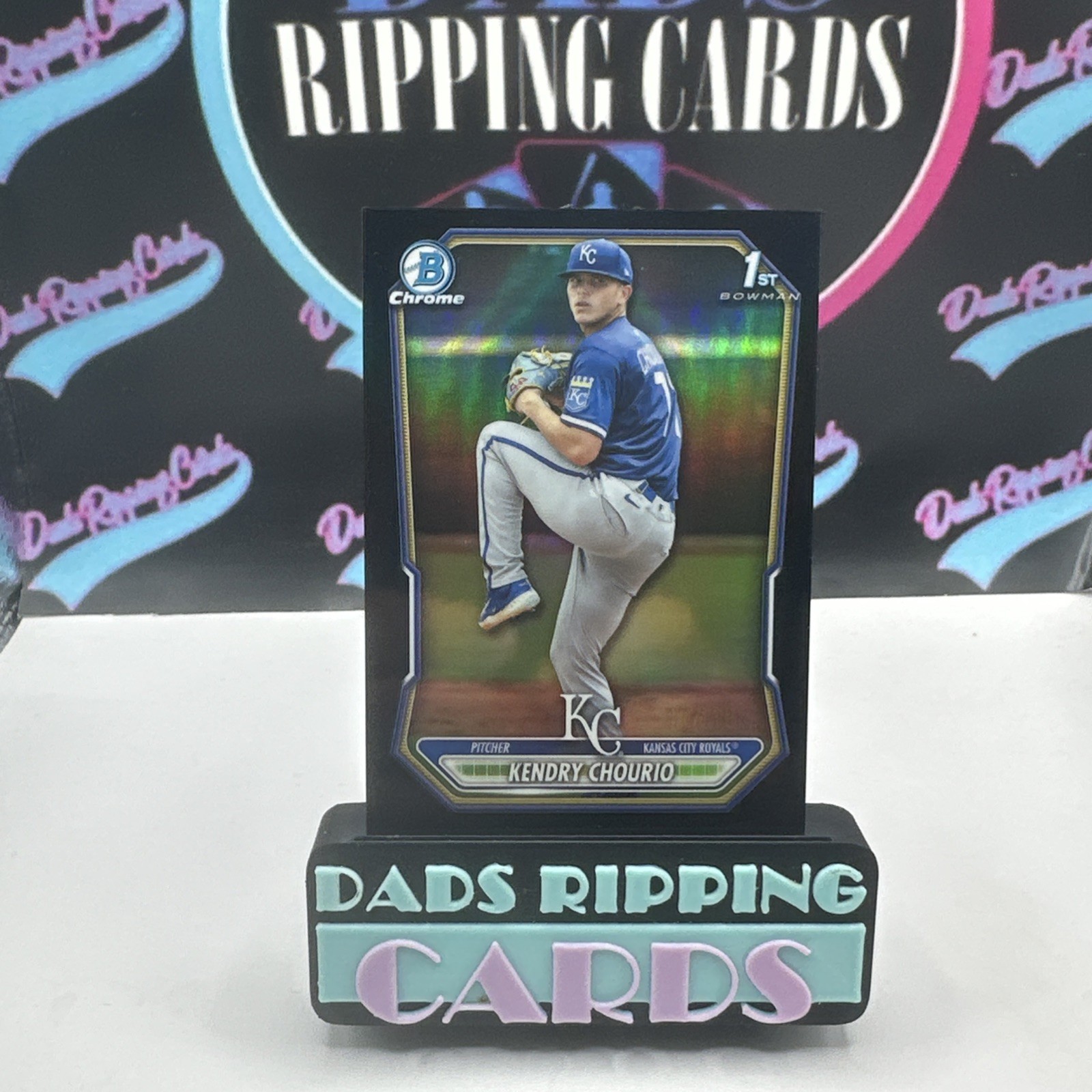 2026 Bowman Chrome Kendry Chourio 1st Bowman KC Royals #BCP-7 Black 10/10