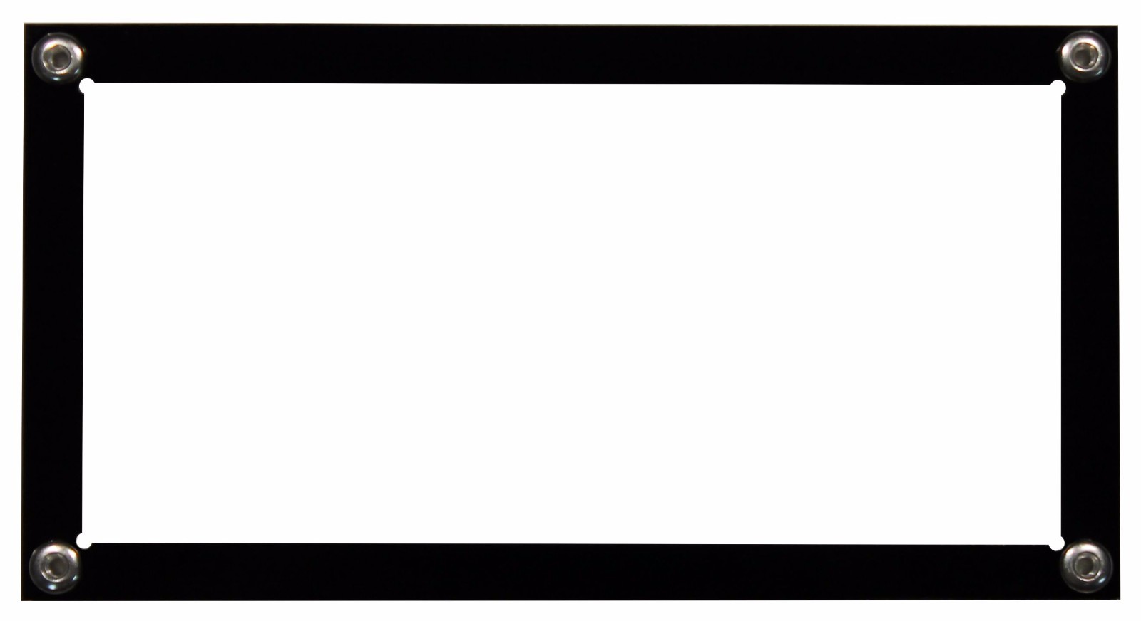 Topps Triple Threads Tri-fold Booklet Card Display Case w/Black Steel screws.
