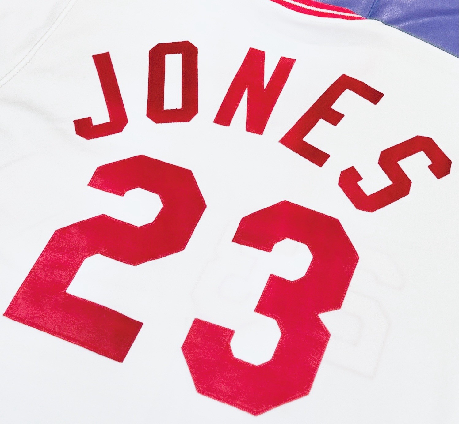 Team Issued 1983 CINCINNATI REDS Jones #23 Pro Cut On Field Rawlings Jersey 44+1