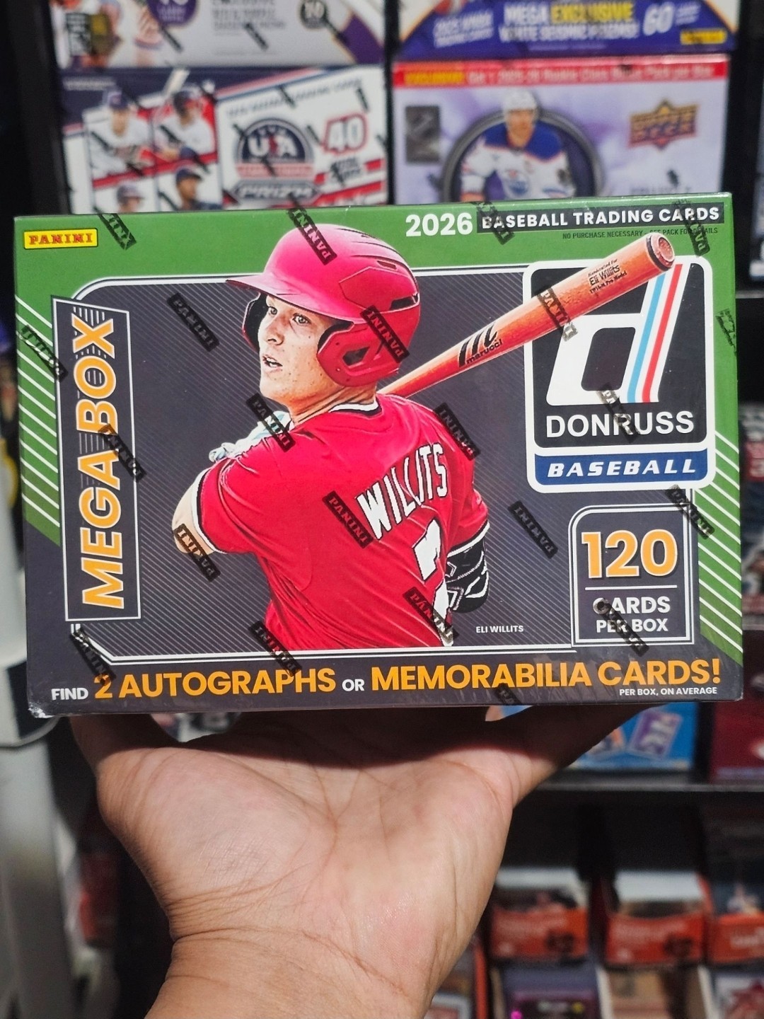 2026 Panini Donruss Baseball Mega Box! (RECTANGLE BOX) New Factory Sealed!