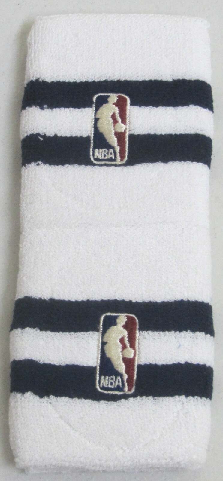 NBA Bullets White One Size Fits All Wristbands By Reebok