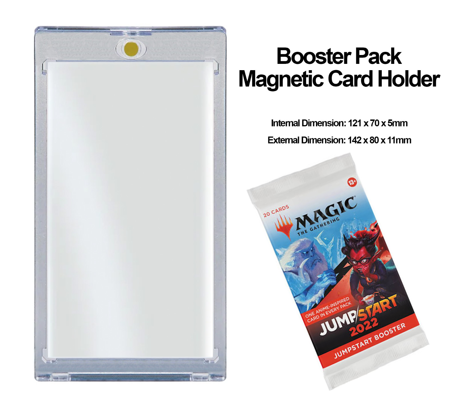 CF Booster Pack Magnetic One Touch Card Holder for – Sized Standard Gaming Packs