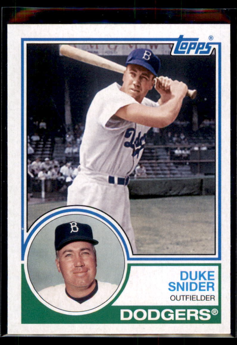 2021 Topps Archives Duke Snider #166 Brooklyn Dodgers