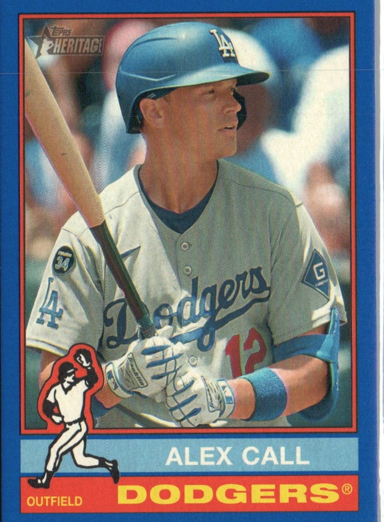 2025 Topps Heritage #577 Alex Call Dark Blue Border