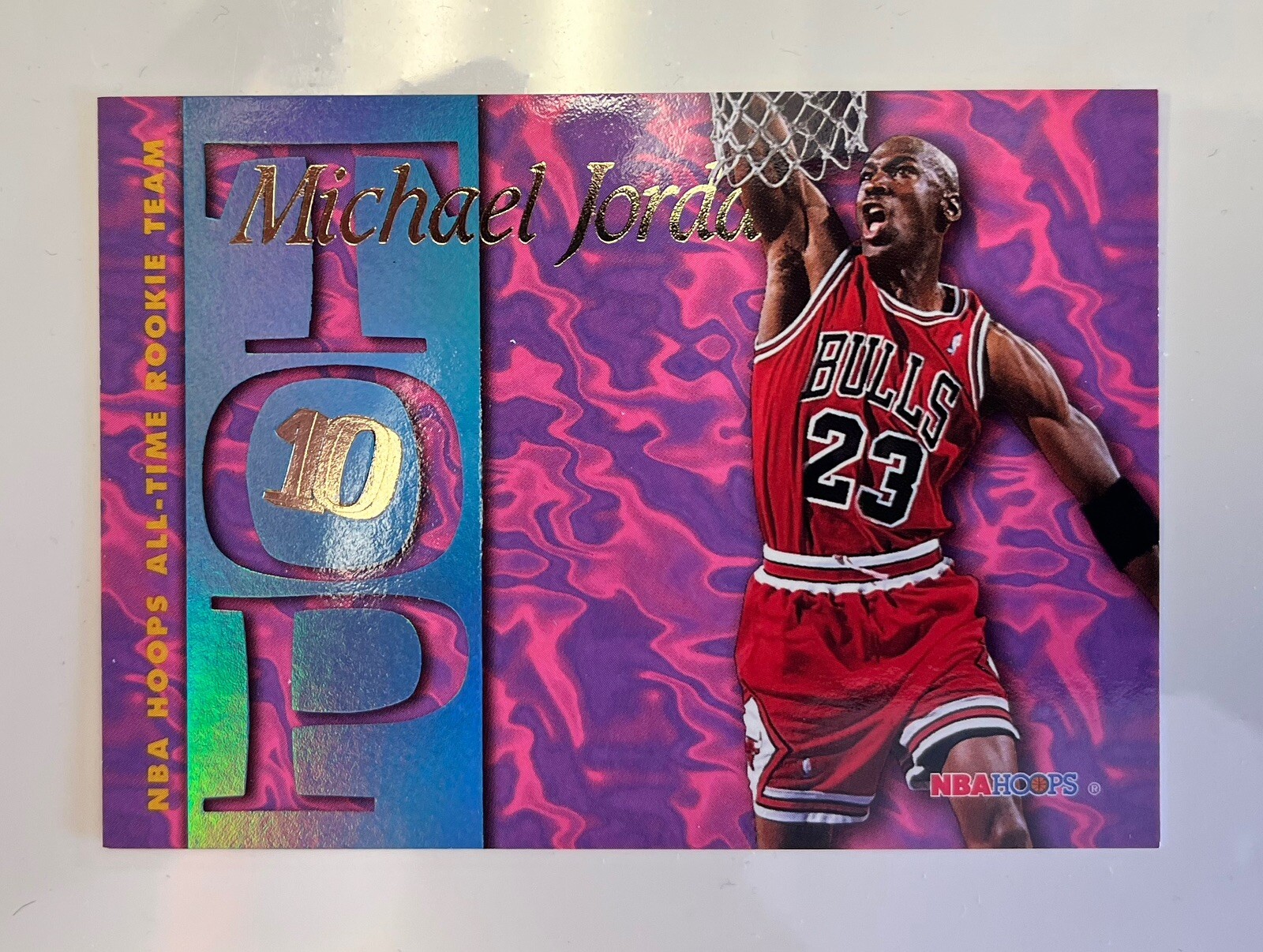 Michael Jordan 1995-96 NBA Hoops Top 10 All Time ROOKIES Complete Set MINT