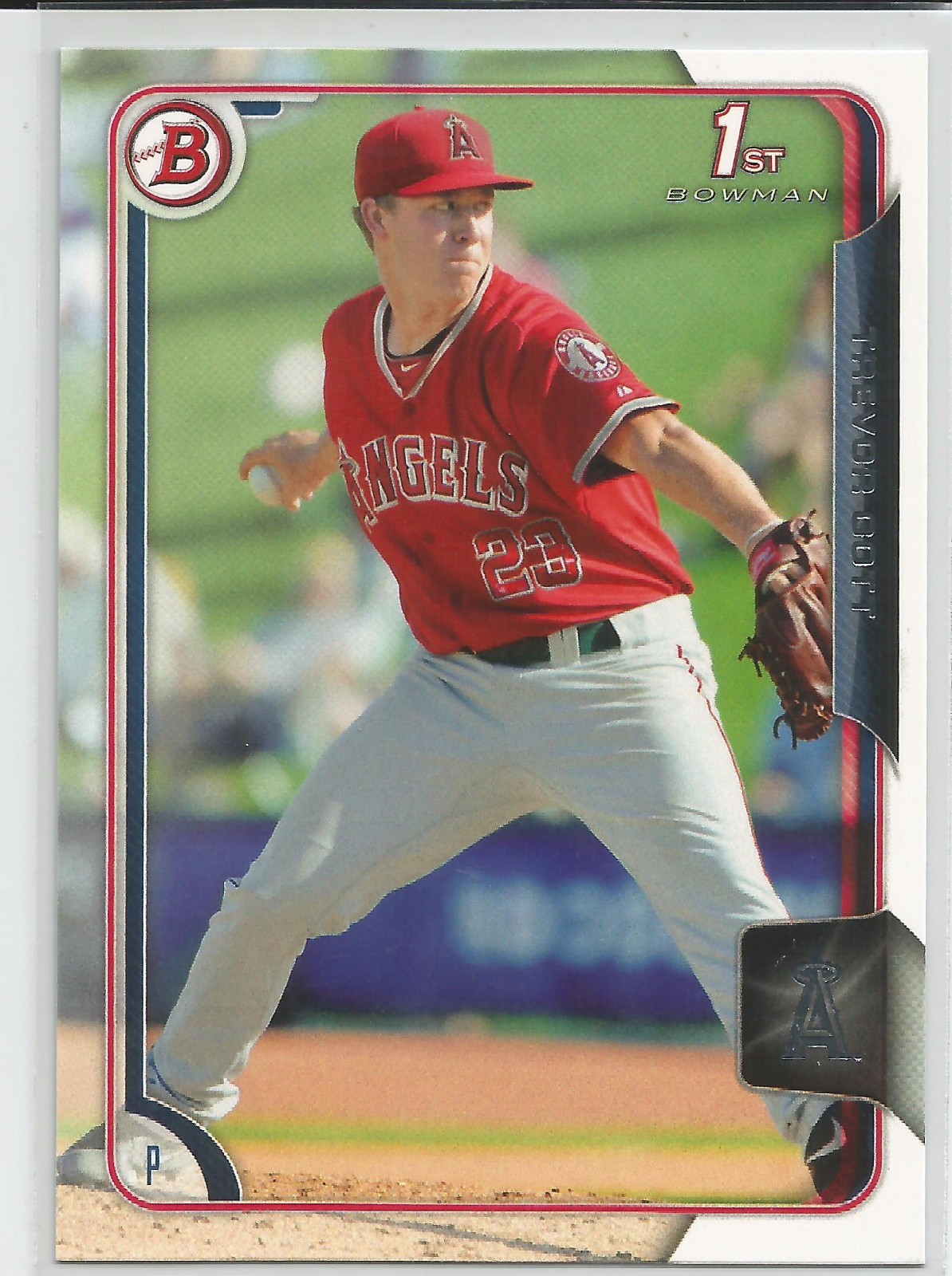 Trevor Gott Washington Nationals 2015 Bowman Prospect Card