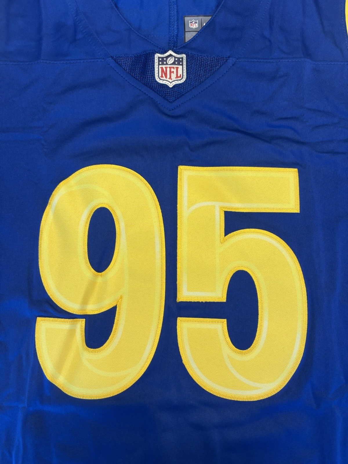 Myles Garrett Los Angeles Rams Stitched Jersey – Adult Large – 3-4 Day Shipping