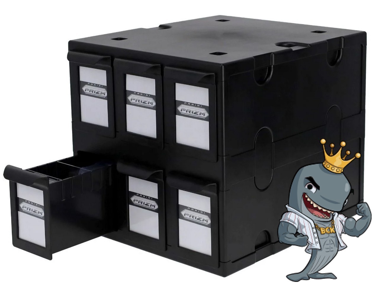 BCW 6 Drawer Card Catalog – Black FREE SHIP