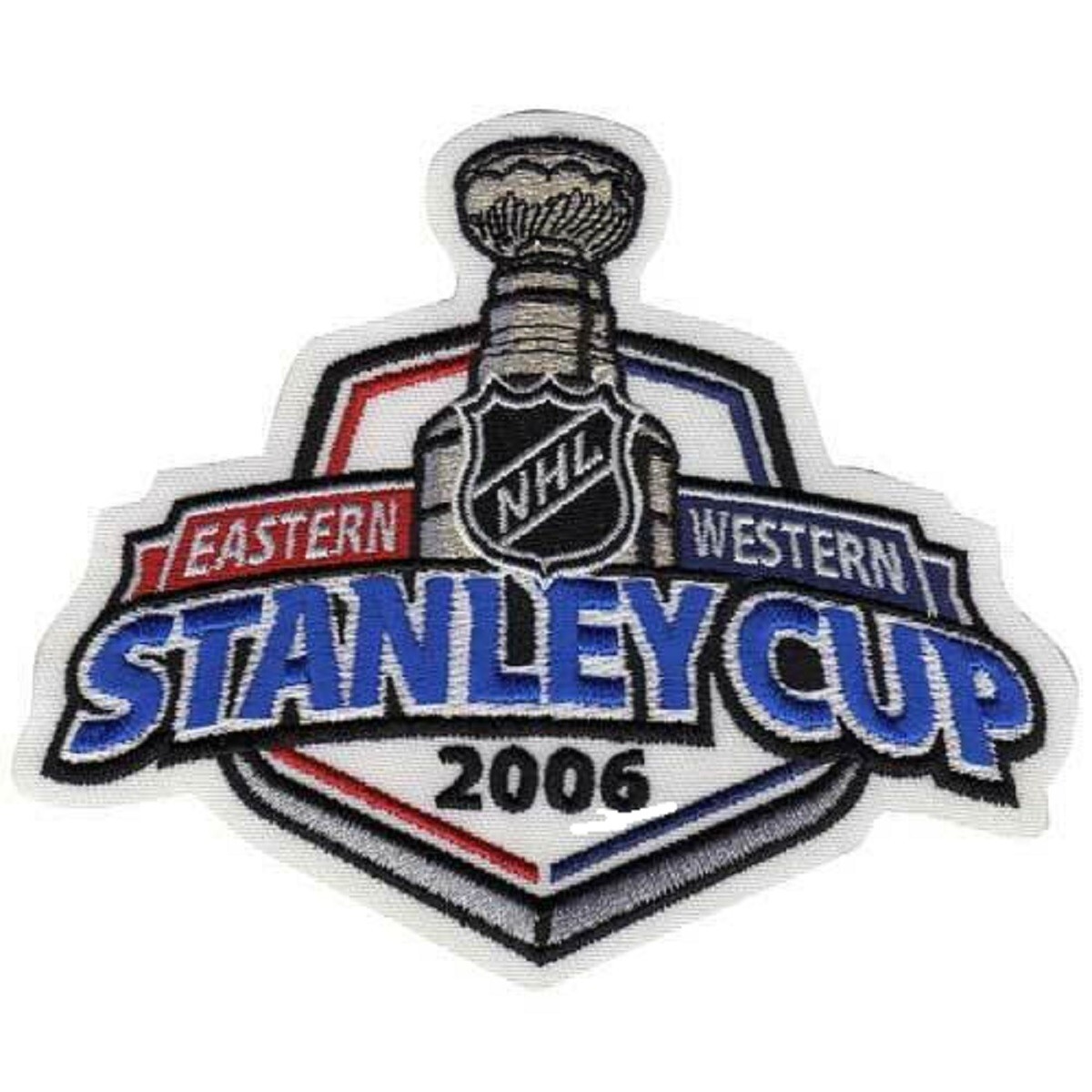 2006 NHL Stanley Cup Jersey Patch Edmonton Oilers Vs Carolina Hurricanes