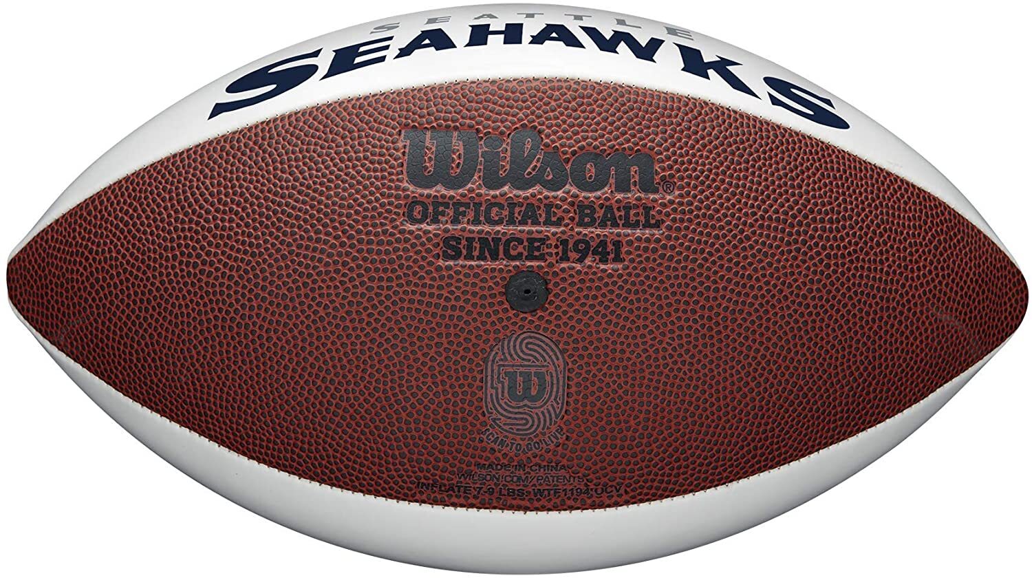 Seattle Seahawks Full Size Autograph Signature Series White Panel Football
