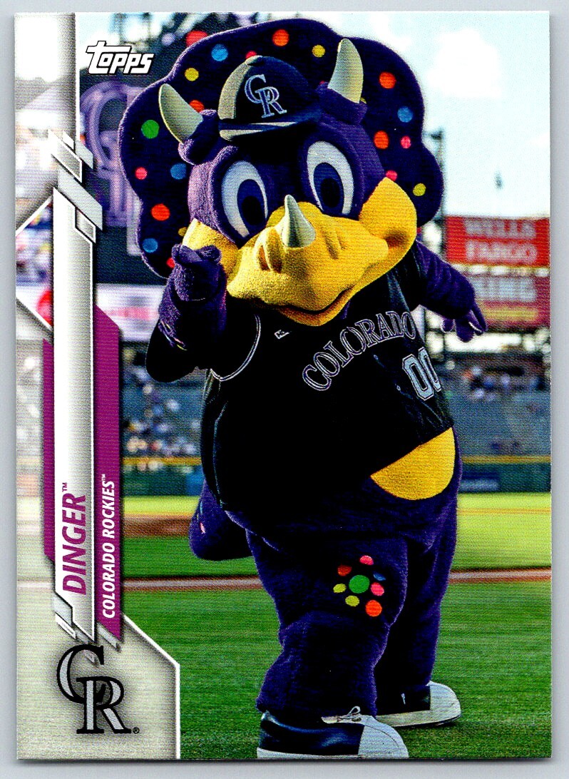 2020 Topps Opening Day Mascots DINGER #M-4 Colorado Rockies